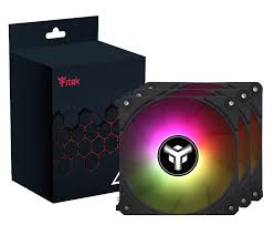 Kit 3x Ventola per case UW12 Black - 12cm- ARGB